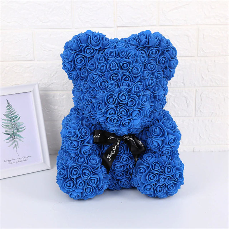 Love Rose Bear with Box Light Trending.