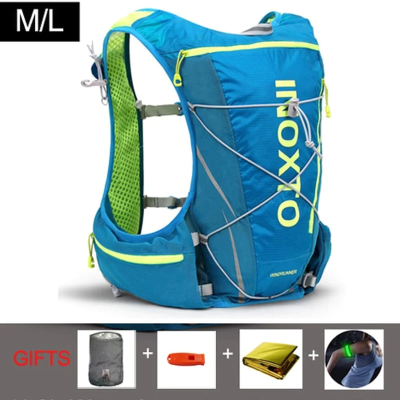 8L Hydration Backpack Men Women Outdoor Sport Bags Trail Marathon Option Water Bag Flask