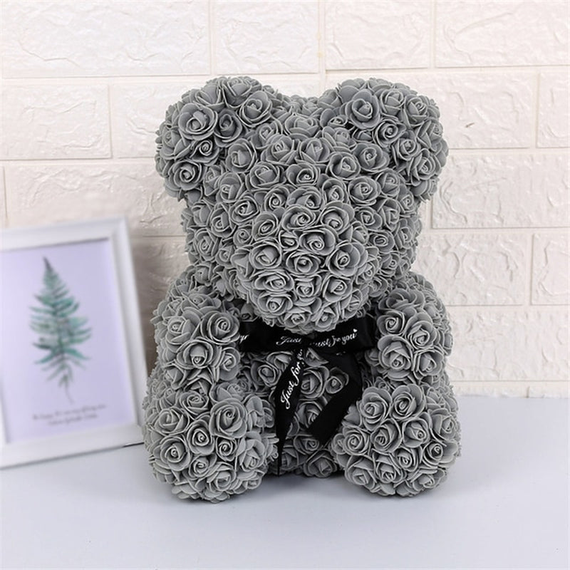Love Rose Bear with Box Light Trending.