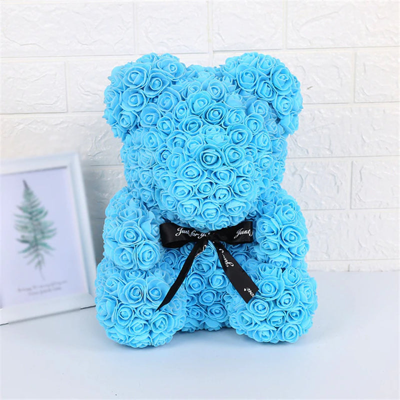 Love Rose Bear with Box Light Trending.