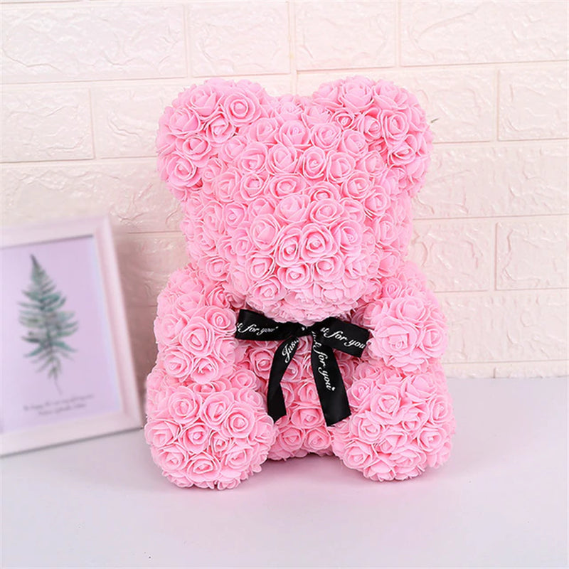 Love Rose Bear with Box Light Trending.