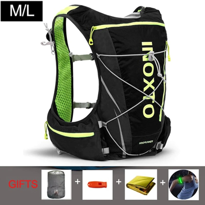 8L Hydration Backpack Men Women Outdoor Sport Bags Trail Marathon Option Water Bag Flask