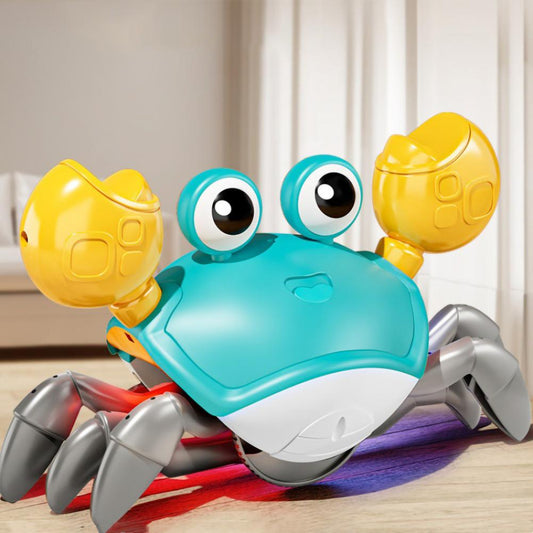 Dog/ Cat  Entertainment Toy  Crawling Crab Toy Fun Music Lights Sensor Escape Educational Multifunctional 