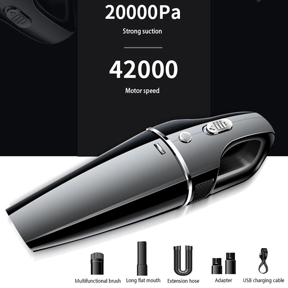 On the go wireless power vacuum.  
